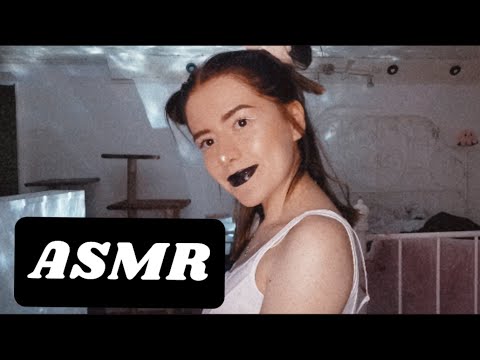 black 🖤 & white 🤍 ASMR triggers // color-themed ASMR series ✨