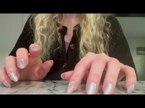 Tapping and Scratching on a Countertop | ASMR |