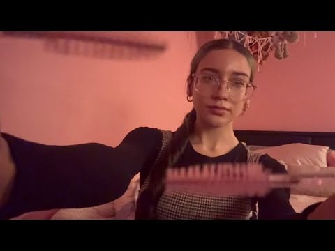 Asmr ~ Fast & Aggressive Camera Touching (Tapping, Scratching, Brushing, Spoolie, Hand/Mouth Sounds)