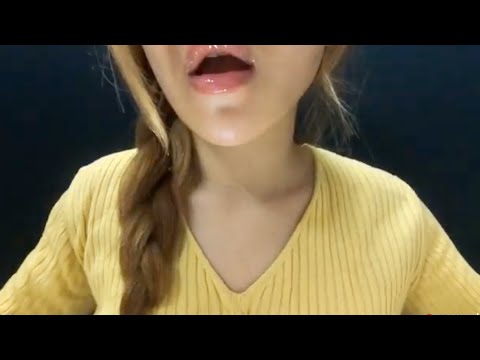 ASMRㅣUp Close Mouth Sounds👄ㅣFace BrushingㅣHand MovementsㅣLipgloss Applicationㅣ초근접 입소리ㅣ카메라 브러싱ㅣ립스틱도포