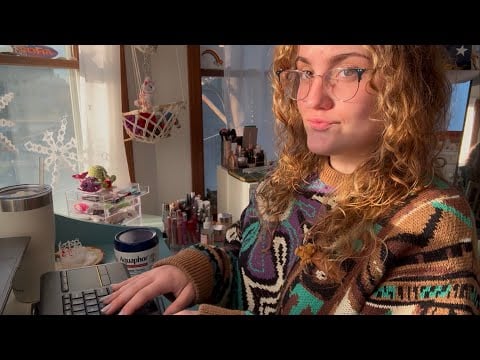 morning typing sounds ASMR ☀️💻 help me write my THESIS (brainstorming & boston city sounds) 🏙️🤓