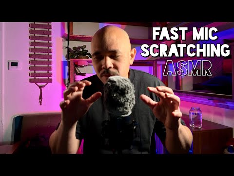 FAST Mic Scrrrrrratching - Might be too aggressive?  You decide!  One hour+ for sleep 😴 or tingles 🫠