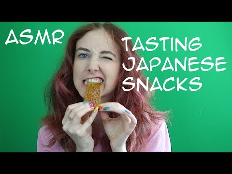 Trying Japanese Snacks ASMR