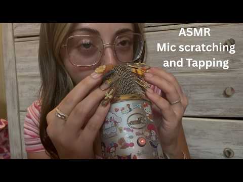 ASMR mic scratching and tapping