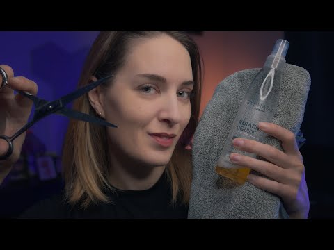 ASMR Haircut Roleplay – Realistic Snips for Deep Relax 💇‍♀️