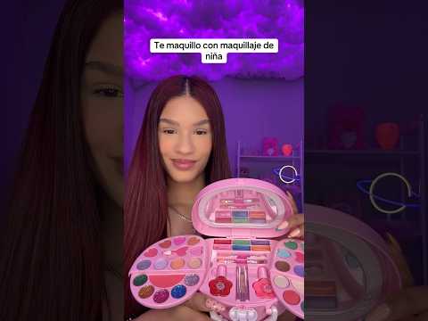 ASMR Te maquillo con maquillaje de niña 👧🏻 #asmrtoy #asmrmakeup #toymakeover #maquillajedejuguete