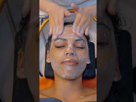 ASMR: Vietnamese Full Service Barbershop Massage (Includes Facial and Ear Cleaning) #shorts
