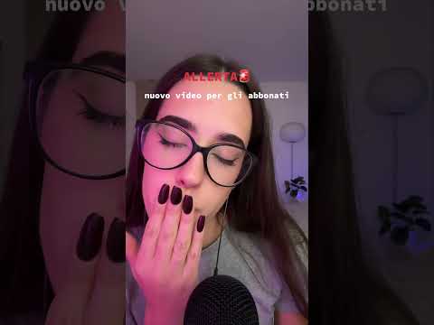 Lo trovate già caricato sul canale 💜🩷 #asmr #relax #triggersforsleep #tingles