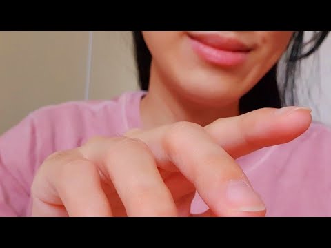 ASMR Camera Lens Tapping (No Talking) 😴 face touching, nail scratching, repetitive rhythmic, sleep