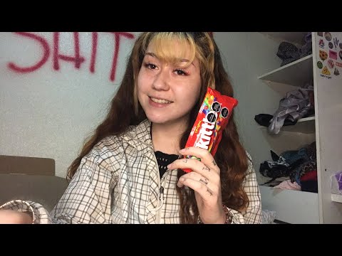 asmr chile🦋 comiendo + maquillaje ✨