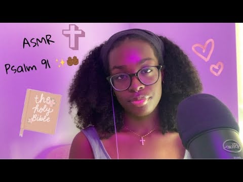 ASMR • Come Rest Your Spirit in God’s Psalms + Devotional✨✝️ (whisper, mouth sounds, page sounds)