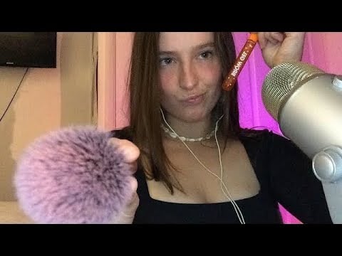 *ASMR* 5 minute makeup application💄🪩(fast & chaotic)