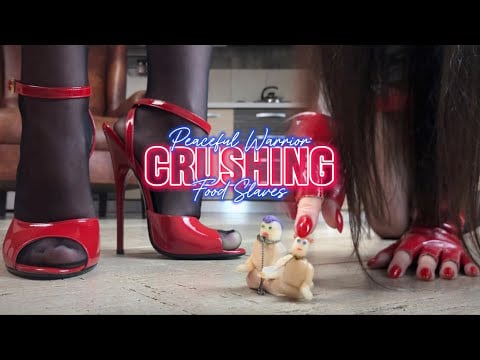 Goddess Impaling Food Slaves! High Heels Crushing Things! Oddly Satisfying! ASMR