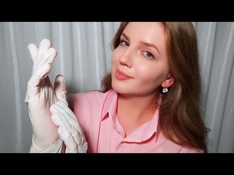 ASMR Skin Exam in Gloves. Medical Roleplay