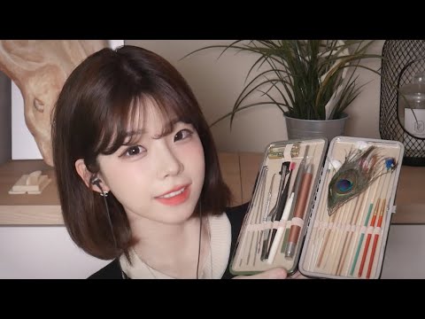 ASMR (Sub) 1:1 귀이개 가게 상황극 _ 전문적인 종류별 귀청소 Ear Swab shop RP/Earcleaning