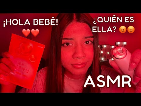 ASMR ROLEPLAY ESPAÑOL / (Voz normal) Tu NOVIA TÓXICA Y CELOSA te AYUDA A DORMIR