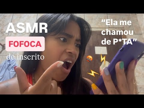 ASMR FOFOCA com SUSSURROS #asmrcaseirinho 