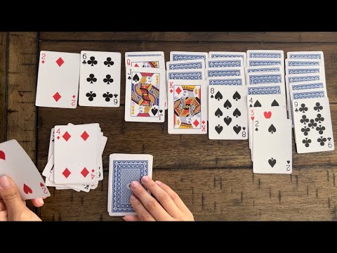 ASMR Solitaire - Relaxing Card Game Sounds & Shuffling (Inaudible ...