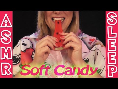 Mega Relaxing Soft Candy Eating Sounds! ASMR /w chewing & breathing
