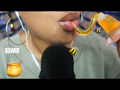 ASMR | Trying Honey Jelly 🍯 🐝