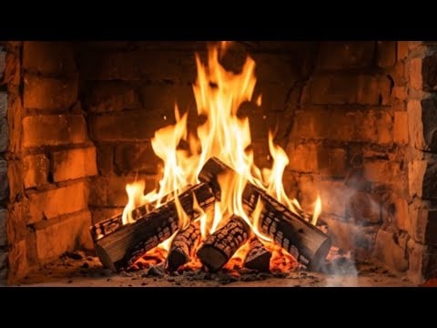 Cozy Autumn Fireplace 🔥🍂 | Crackling Fire Sounds for Sleep, Relaxing & Ambience
