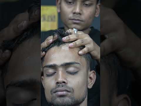 Relaxing Head Scratching & Forehead Tapping ASMR Massage For Better Sleep #shorts