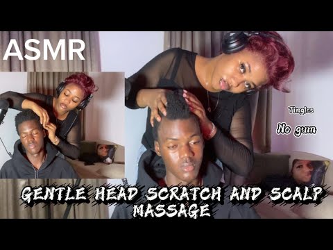 ASMR💫GENTLE HEAD SCRATCH AND SCALP MASSAGE 