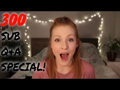 *300 SUBS Q&A SPECIAL!*  ASMR Haiplay, ASMR Hair Flipping, ASMR Hair Shaking, ASMR Ramble