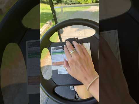 Golf cart #asmr #relax #asmrsounds #golf