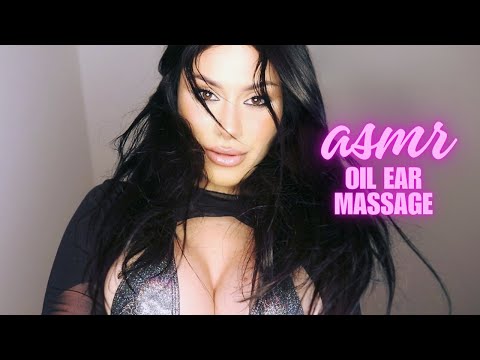 ASMR OIL EAR MASSAGE (I TAKE CARE OF YOUR EARS👂)