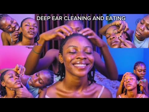 ASMR Ear Cleaning, Spit Painting, Face Nitpicking & Head + Shoulder Massage for Deep Sleep 😴✨