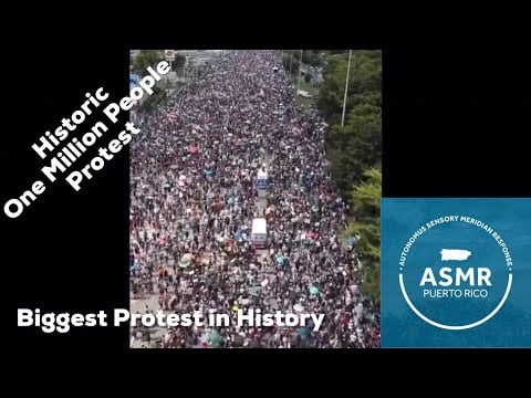 Biggest Protest in Puerto Rico’s History | One Million People on a Highway #52 l Motorcycle Protest
