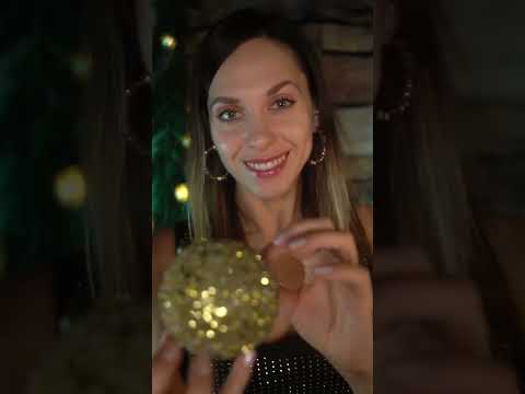 ASMR fast and aggressive tapping on Christmas ornaments  #asmr #fastasmr #christmasasmr