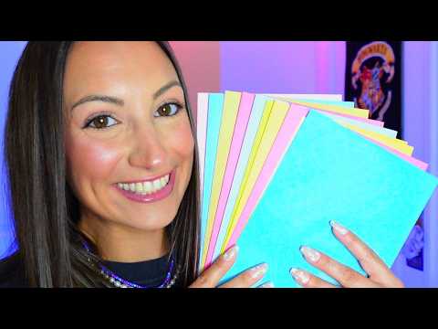ASMR to Unwind Your Mind: Greeting Card Tapping, Tracing & Overexplaining 💌