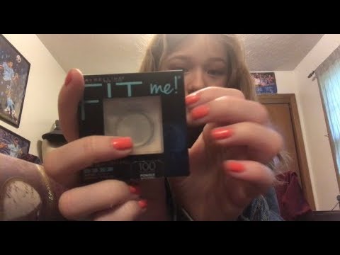 ASMR makeup collection 💜💖💖 tapping spraying whispering