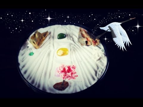 ASMR| Zen Garden - Legend of the Crane, Sand Play & more