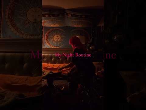 My night routine after going live🌙 #asmr #vlog #authenticity