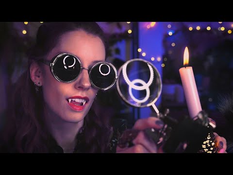 ASMR | Vampire Optometrist 👓 Eye exam, Sunglasses Frames Fitting