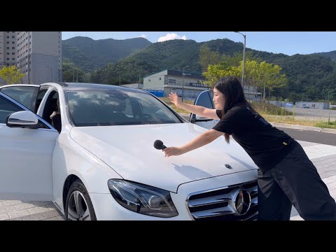 ASMR IN THE CAR 🚗 MERCEDES BENZ 🌟 10000+ Triggers (Tapping, scratching)