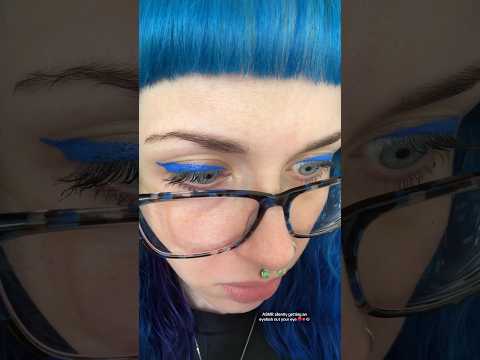 ASMR silently getting an eyelash out your eye 🔴👄👁️ #shorts #asmr