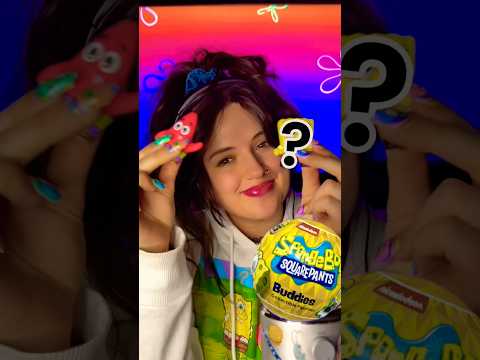 SpongeBob Buddies ASMR unboxing part 2 🧽🍍 Comment if you got it right!