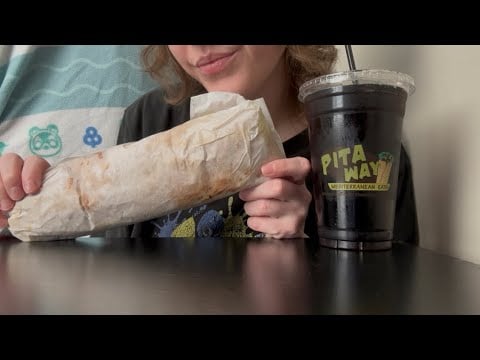 ASMR Pita Way Sandweech Mukbang
