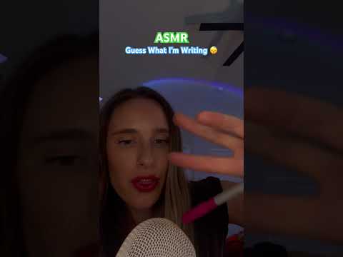 Can you guess? #asmr #tingles #visualtingle #asmrtriggers #asmrcommunity #relax #mouthwhisper