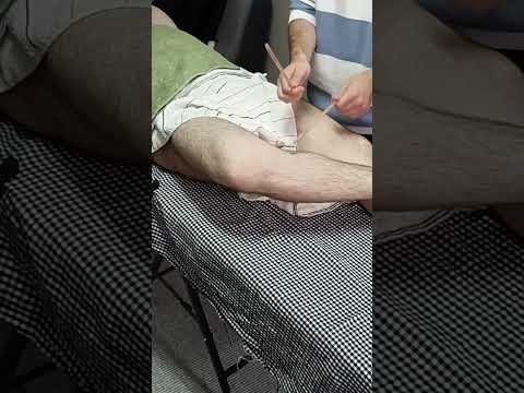 ASMR LEG AMNAZING MASSAGE  #massage #easyturkish #relax #chiropractor #challenge #relaxing #tapping