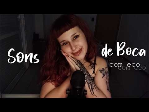 ASMR PARA DORMIR: Sons de boca INTENSOS com ECO 😴| Binaural