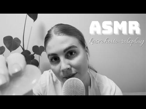 ASMR SUOMI - Kasvohoito roleplay😌✨ (facial treatment roleplay)