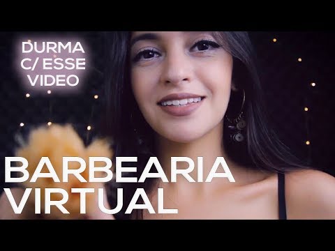 [ASMR] BARBEARIA VIRTUAL ✂ Shampoo, Tesoura, Espuma, Sons em Camadas l Roleplay Fazendo Sua Barba