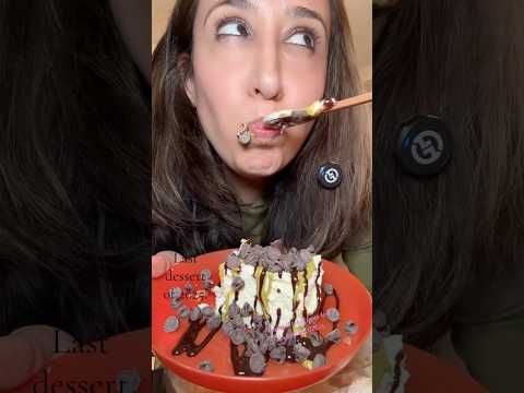 ASMR Eating Dubai Chocolate Cheesecake 😋