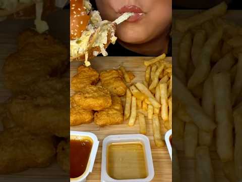 MCDONALD’S DOUBLE BIG MAC #asmr #foodasmr #fastfood