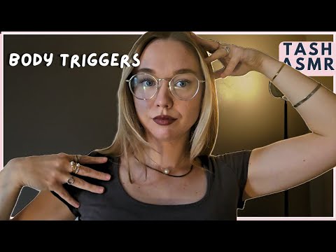 ASMR Body Triggers (Collarbone tapping, Skin scratching)